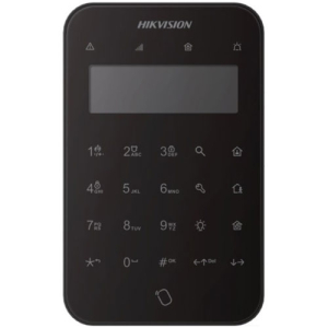 DS-PK1-LT-WE Black Wireless Keypad LCD + Tag reader built in