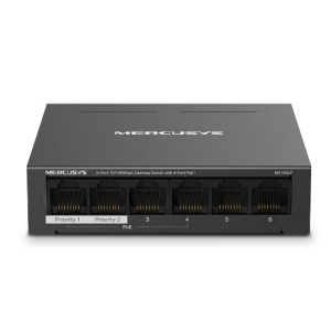 MS106LP MERCUSYS 6 Ports RJ45 Unmanaged PoE switch